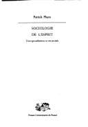 Tapa de Sociologie de l'esprit