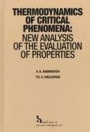Tapa de Thermodynamics of critical phenomena