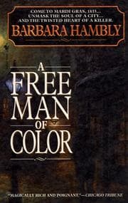 Tapa de A Free Man of Color (Benjamin January, Book 1)