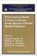 Tapa de Preventing bank crises