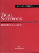Tapa de Mauet's trial notebook