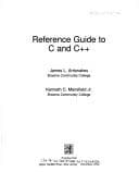 Tapa de Reference guide to C and C++