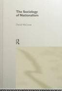 Tapa de The sociology of nationalism
