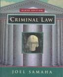 Tapa de Criminal law