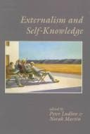 Tapa de Externalism and self-knowledge