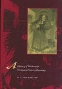 Tapa de A history of madness in sixteenth-century Germany