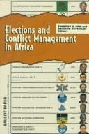 Tapa de Elections and conflict management in Africa