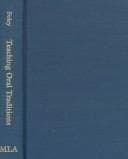 Tapa de Teaching oral traditions