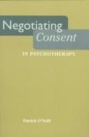 Tapa de Negotiating consent in psychotherapy
