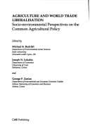 Tapa de Environmental indicators and agricultural policy