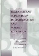 Tapa de Research and supervision in mathematics and science education
