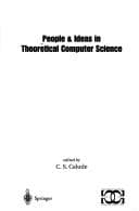 Tapa de People & ideas in theoretical computer science