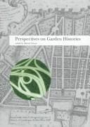 Tapa de Perspectives on garden histories
