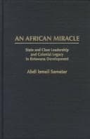 Tapa de An African miracle
