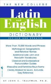 Tapa de The Bantam New College Latin & English Dictionary