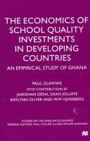 Tapa de The economics of school quality investments in developing countries