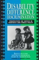 Tapa de Disability, difference, discrimination