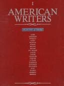 Tapa de American Writers: Selected Authors
