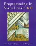 Tapa de Programming in Visual Basic, version 6.0