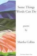 Tapa de Some things words can do