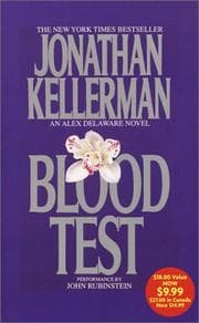 Tapa de Blood Test (Jonathan Kellerman)
