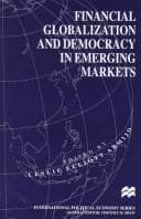 Tapa de Financial globalization and democracy in emerging markets