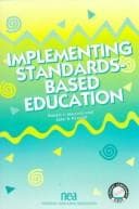 Tapa de Implementing standards-based education