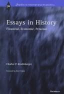 Tapa de Essays in history