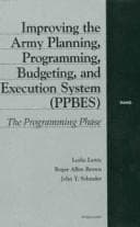 Tapa de Improving the Army planning, programming, budgeting, and execution system (PPBES)