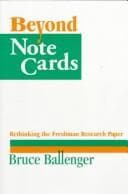 Tapa de Beyond note cards