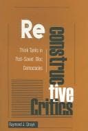 Tapa de Reconstructive critics