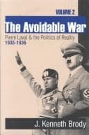 Tapa de The avoidable war