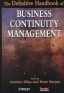 Tapa de The definitive handbook of business continuity management