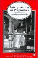 Tapa de Interpretation as pragmatics