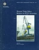 Tapa de Russian trade policy reform for WTO accession