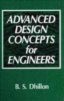 Tapa de Advanced design concepts for engineers