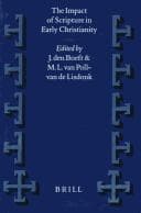 Tapa de The impact of scripture in early Christianity