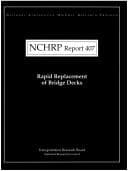 Tapa de Rapid replacement of bridge decks
