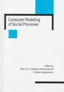 Tapa de Computer modeling of social processes