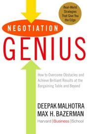 Tapa de Negotiation Genius