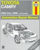Tapa de Toyota Camry automotive repair manual