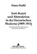 Tapa de Anti-Kunst und Abstraktion in der literarischen Moderne (1909-1933)