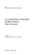 Tapa de La Linguistica italiana fuori d'Italia