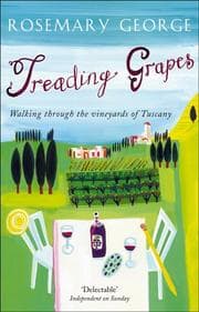 Tapa de Threading Grapes Walking Through the Vineyards of Tuscany