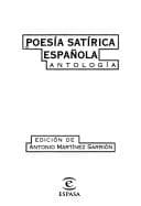 Tapa de Poesía satírica española