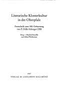 Tapa de Literarische Klosterkultur in der Oberpfalz