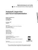 Tapa de Automatic inspection and novel instrumentation