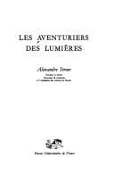 Tapa de Les aventuriers des Lumières
