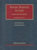 Tapa de Social science in law