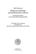 Tapa de Philipp der Grossmütige und die Reformation in Hessen